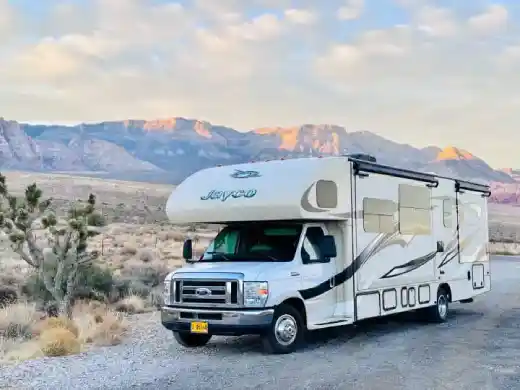 mortorhome parked near las vegas